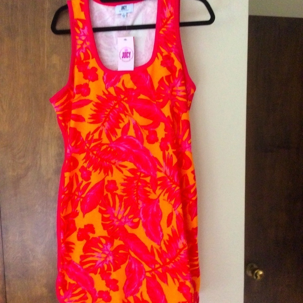 NWT..Juicy Couture Tropical Print Dress 🌴🌴